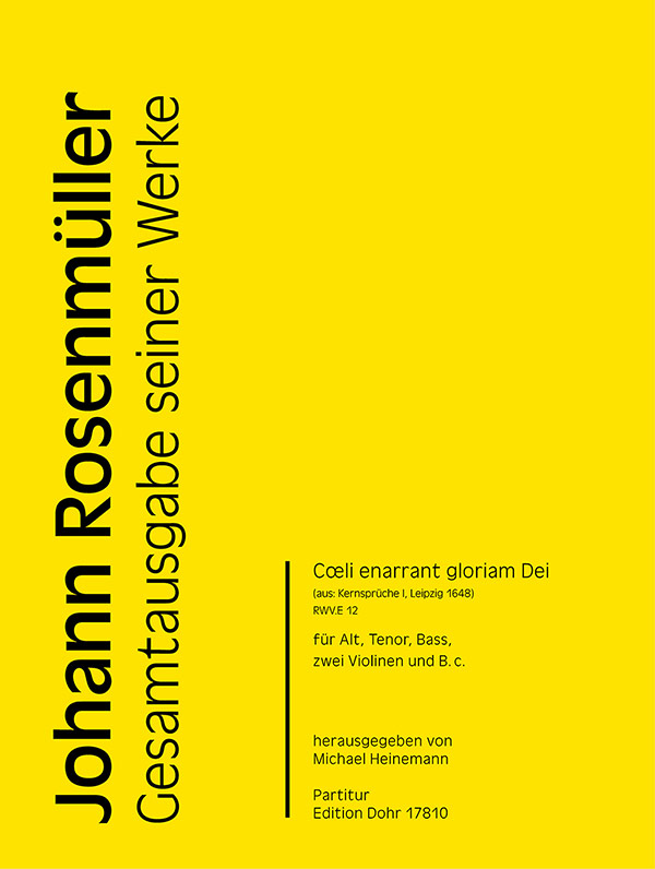 Coeli enarrant gloriam Dei RWV.E12