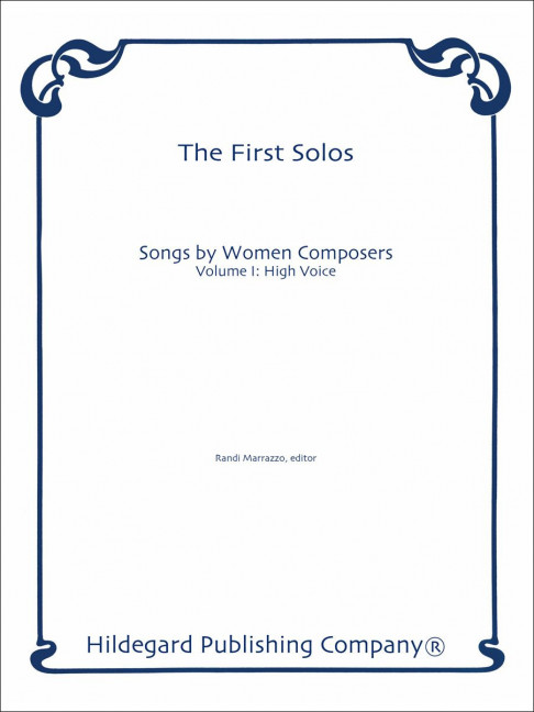 Various First Solos: Songs by Women Composers Vol.1, High Voice