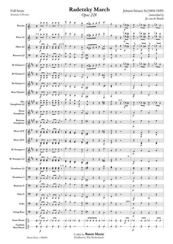 Johann Strauss Jr., Radetzky Marsch