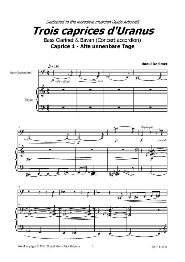 Trois caprices d'Uranus