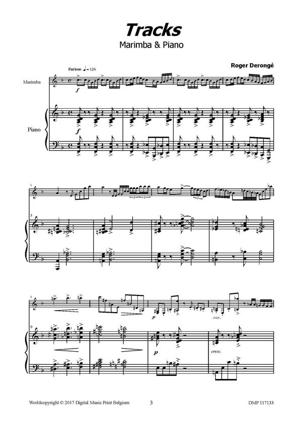 Derongé, Roger, Tracks