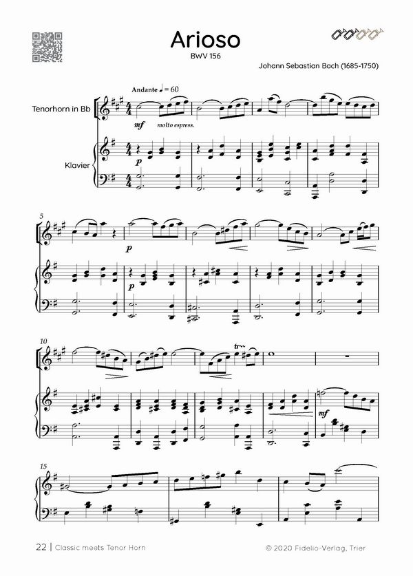 Classic meets Tenor Horn - 12 klassische Stücke