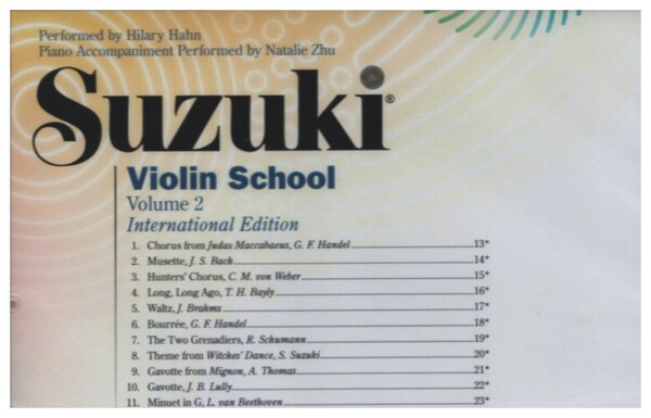 Suzuki Violin School vol.2