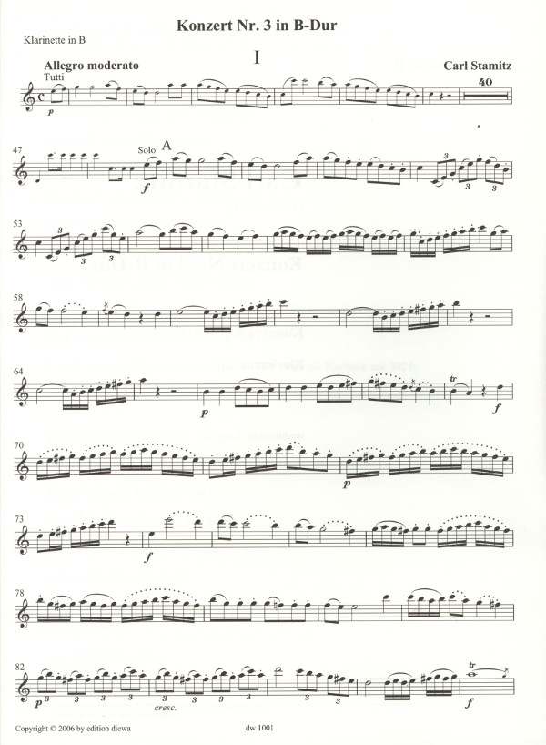 Konzert Nr.3 in B-Dur
