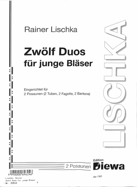 12 Duos  für junge Bläser