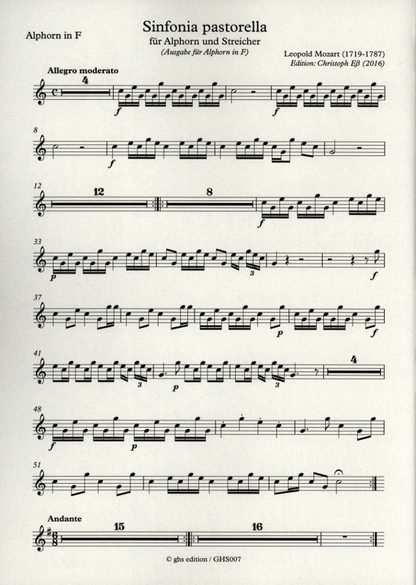 Sinfonia Pastorella