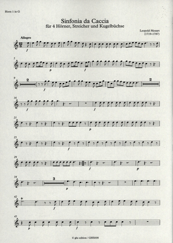 Sinfonia Da Caccia