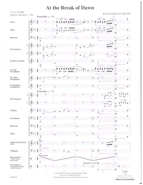 At The Break Of Dawn  