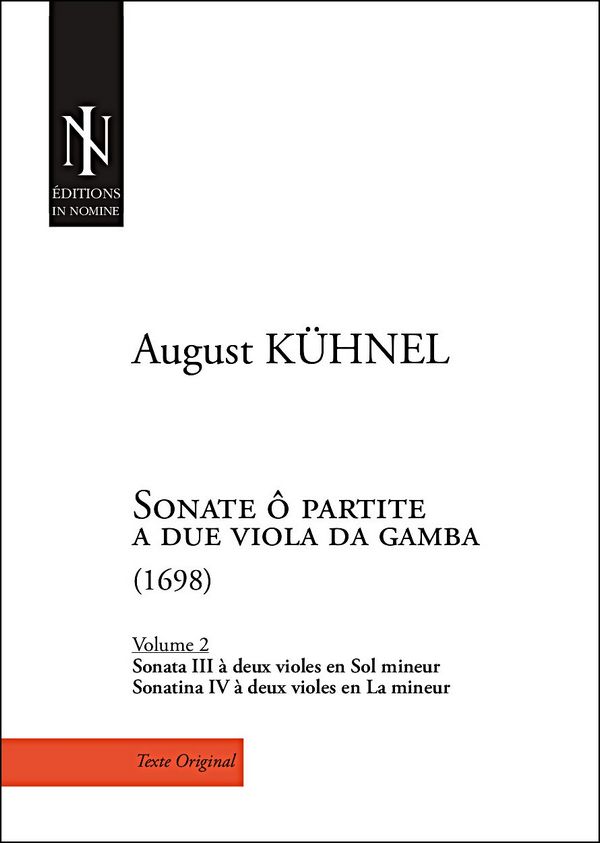 August Kühnel, Sonate ô partite a due viola da gamba (Volume 2)