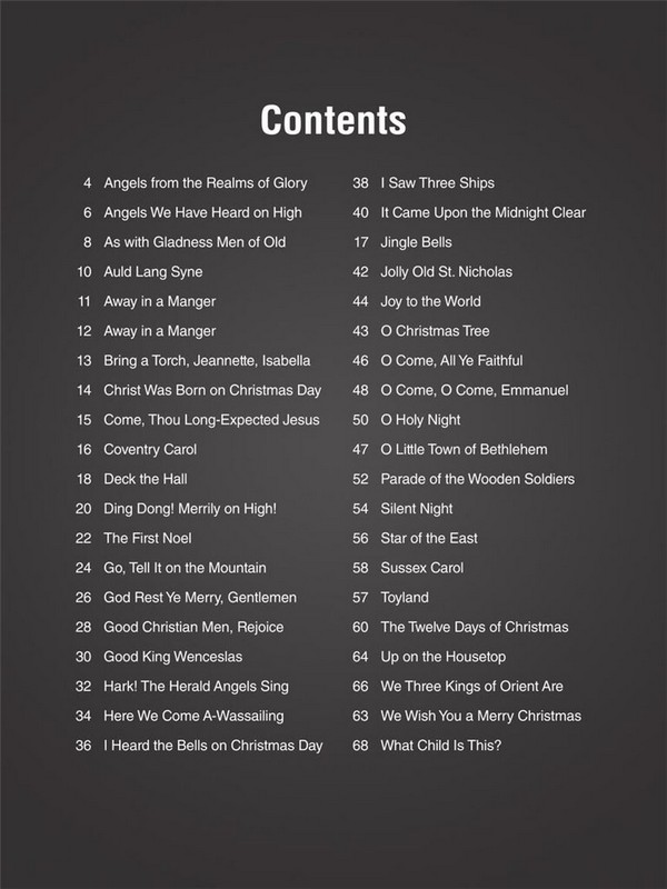 Christmas Carols - Strum & Sing Guitar