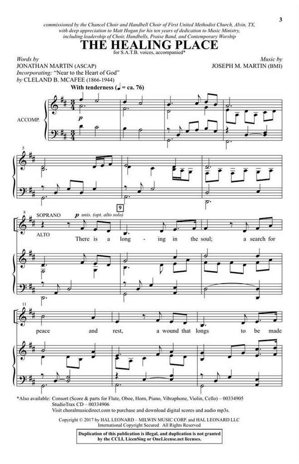 Joseph M. Martin, The Healing Place