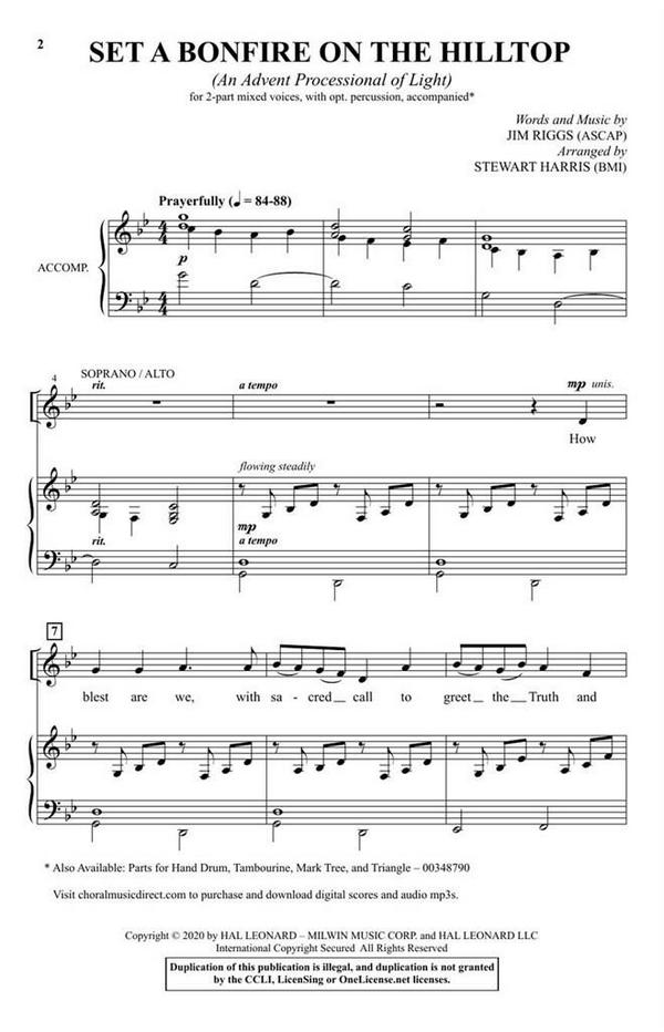 Jim Riggs, Set a Bonfire on the Hilltop