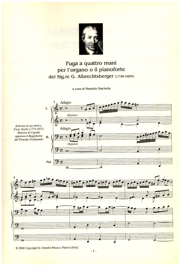 Adagio e Fuga a 4 mani