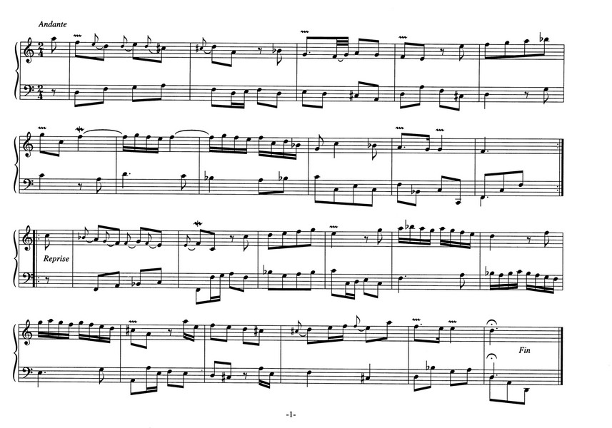  Piéces de Clavecin vol. 2 parte 1