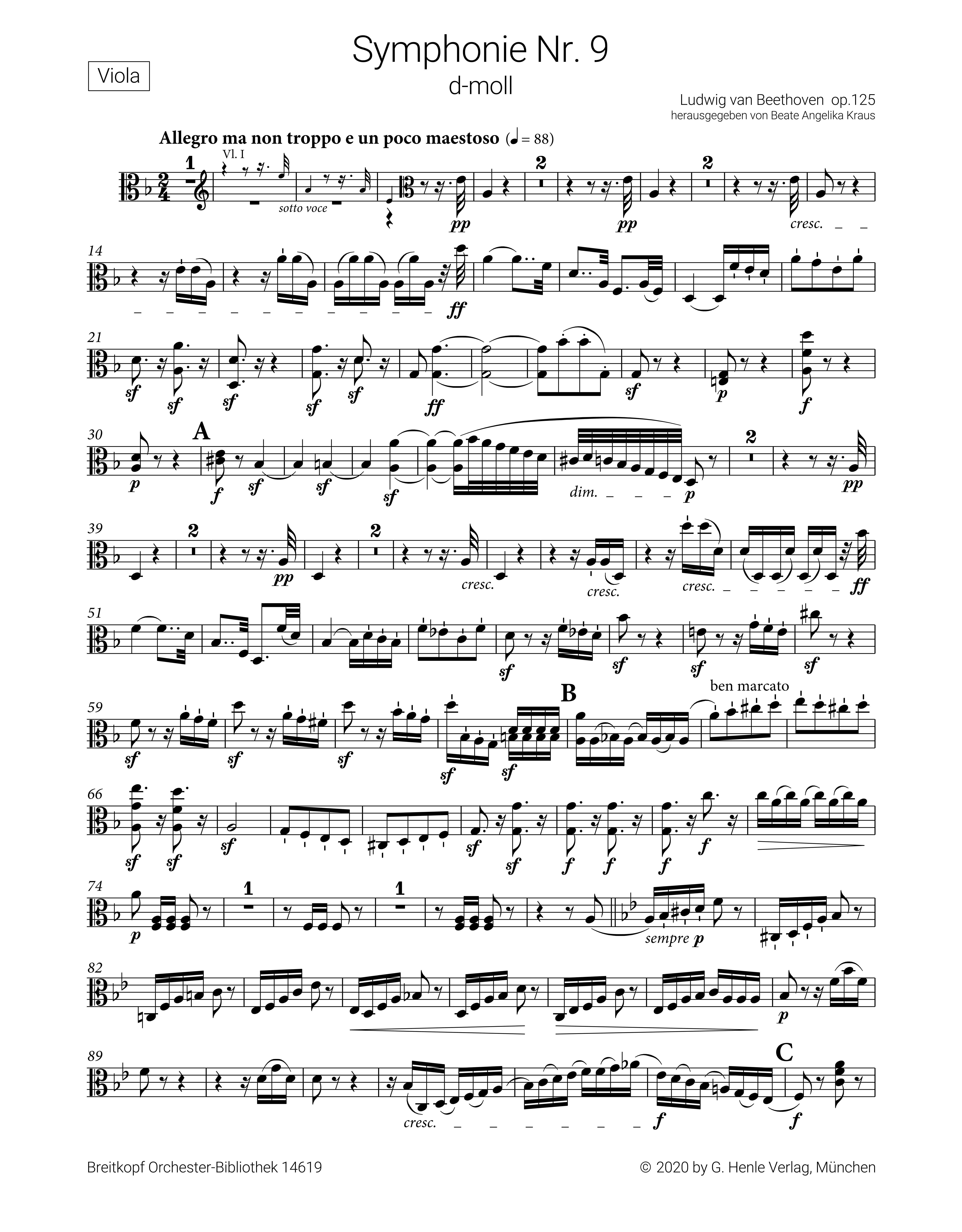 Symphonie Nr.9 d-Moll op.125