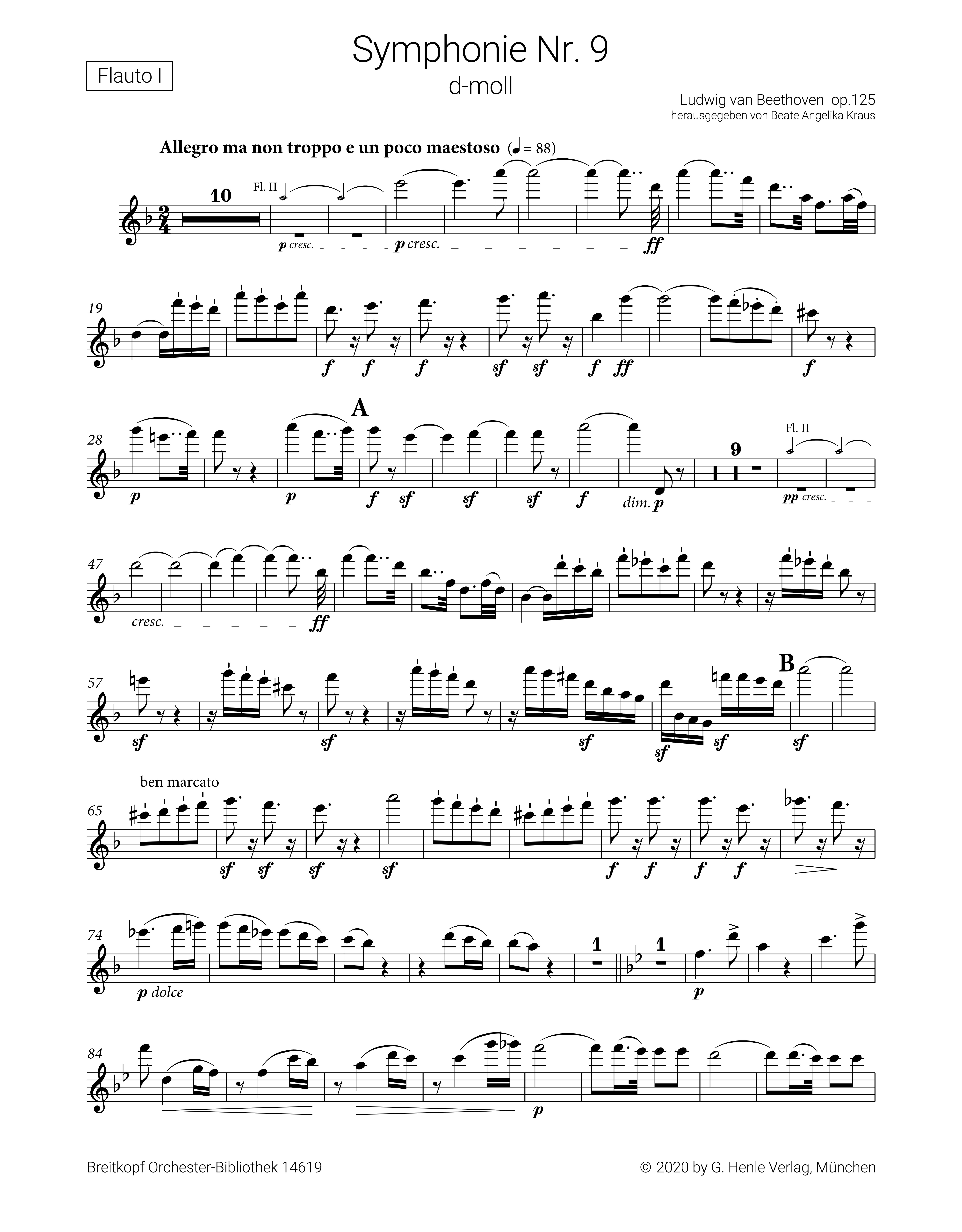 Symphonie Nr.9 d-Moll op.125