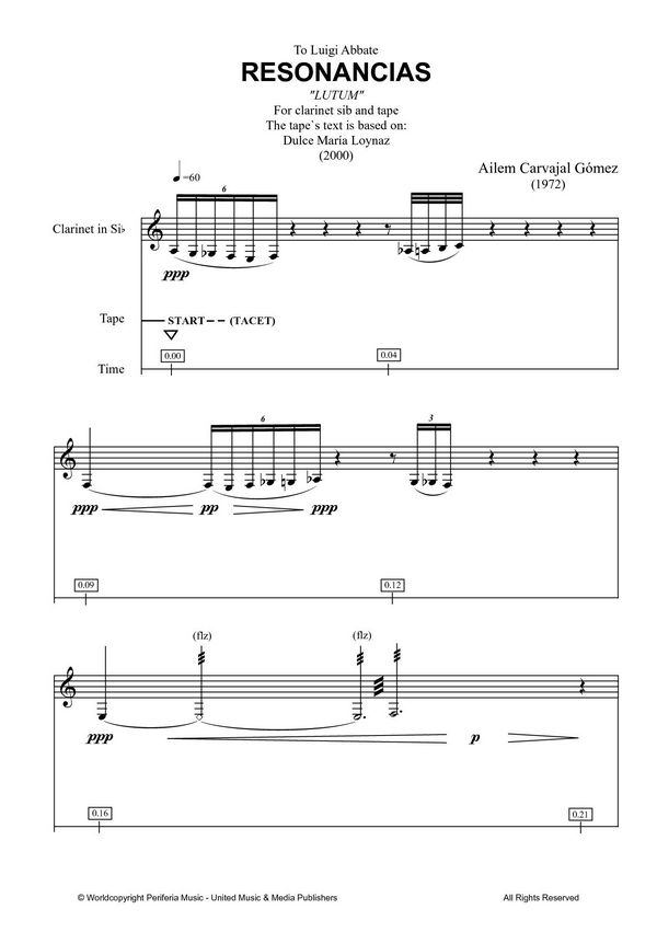 Carvajal-Gómez, Ailem, Resonancias 'Lutum'