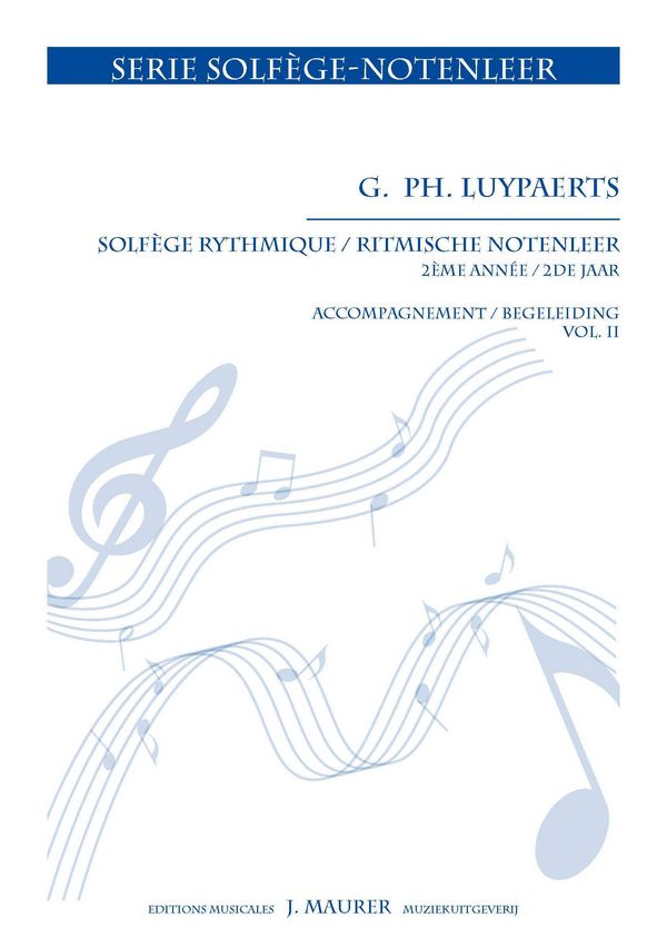 Luypaerts, G.Ph., Solfège Rythmique 2ème année (2 Clés) - Rythmische N