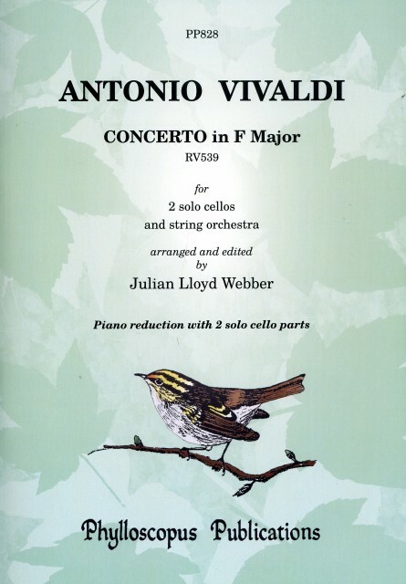 Antonio Vivaldi Arr: Julian Lloyd Webber Ed: Julian Lloyd Webber Reduc