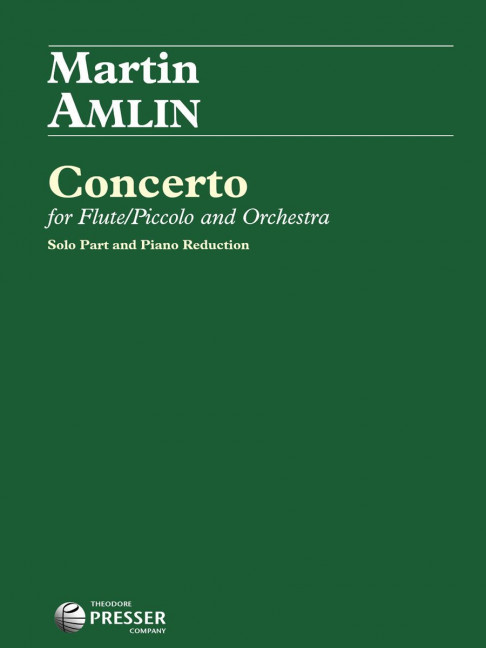 Martin Amlin Concerto for Flute/Piccolo and Orchestra