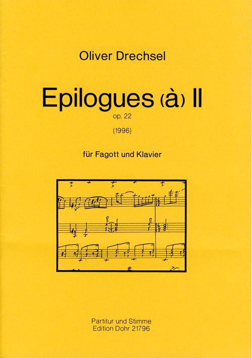 Epilogue Nr.2 op. 22 (1996) für Fagott