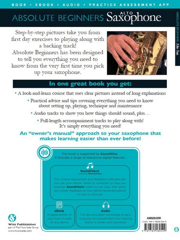 Absolute Beginners: Alto Saxophone (+Online Audio)