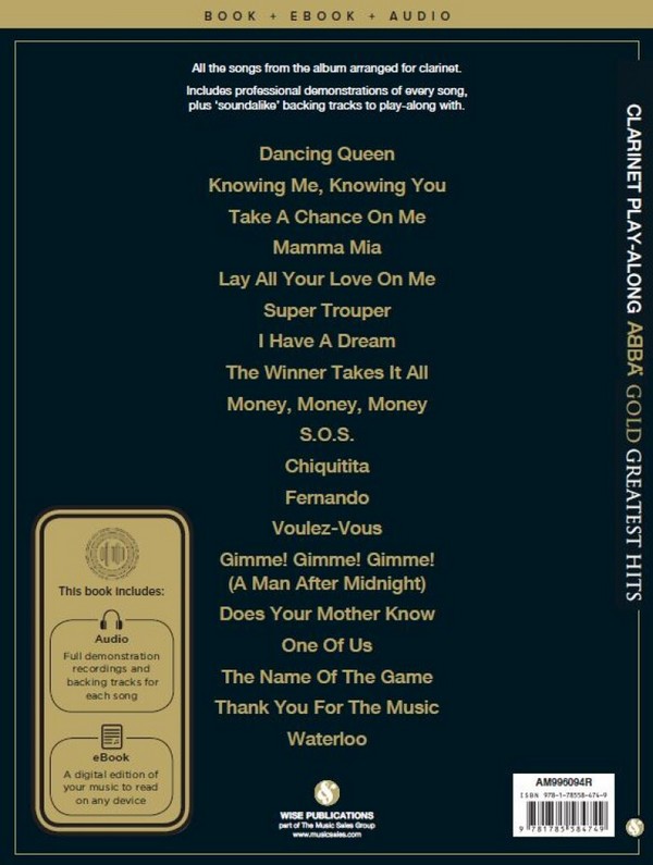 ABBA - Gold (Book + EBook + Audio) :