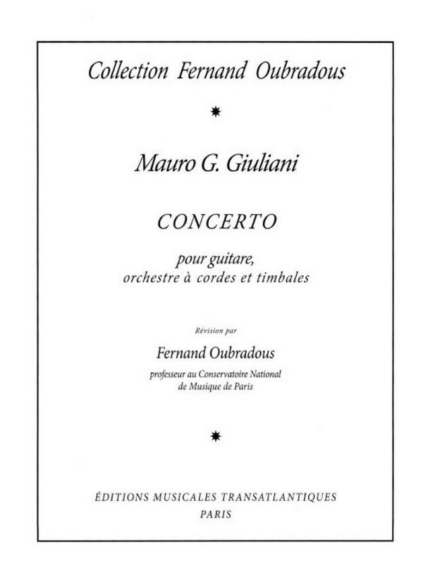 Mauro Giuliani: Concerto En La Majeur Op. 30