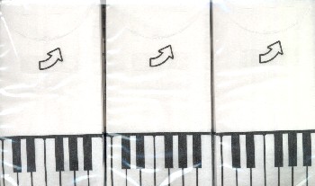 Papiertaschentücher Tastatur (10 Stk)