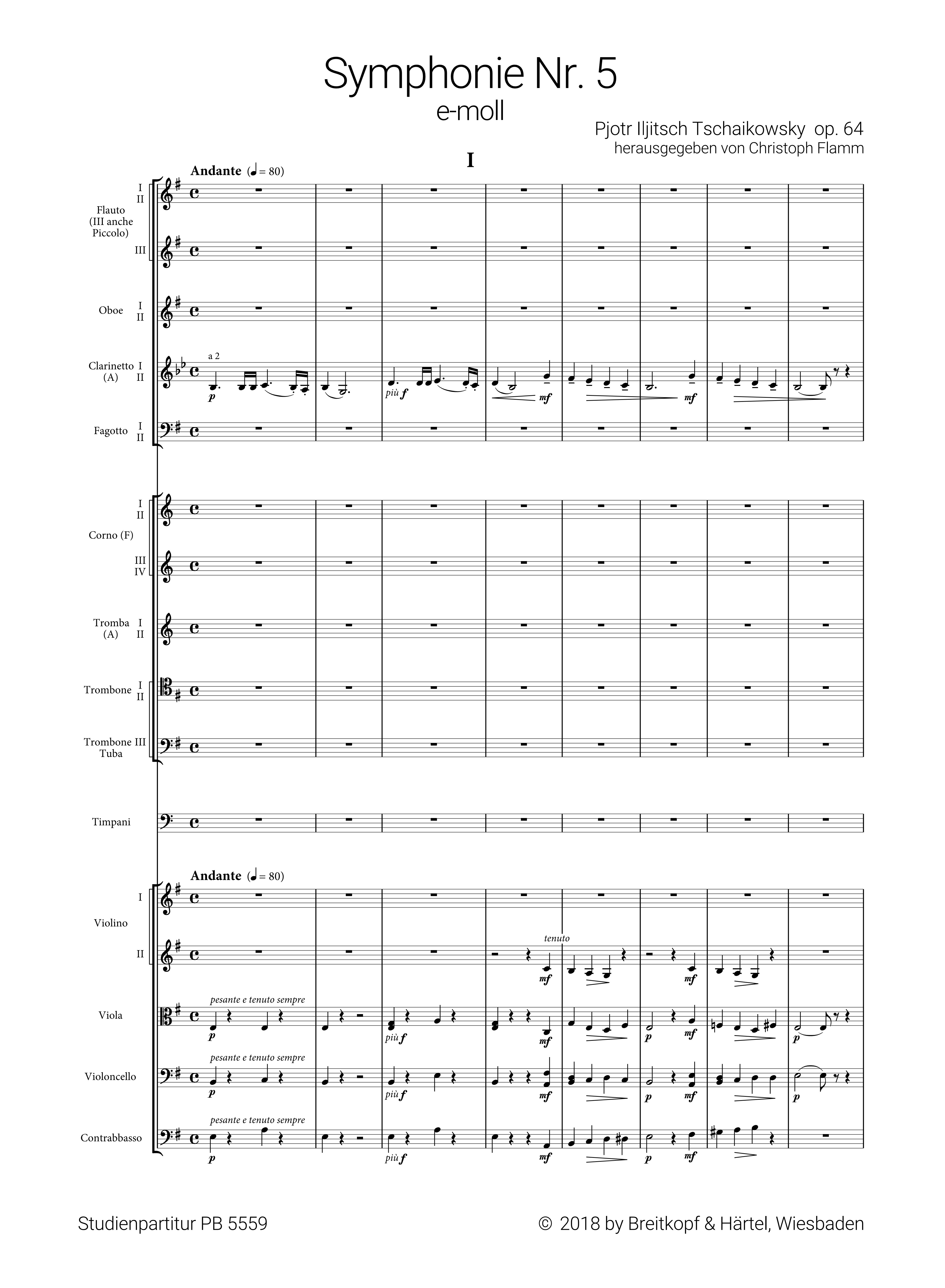 Sinfonie e-Moll Nr.5 op.64
