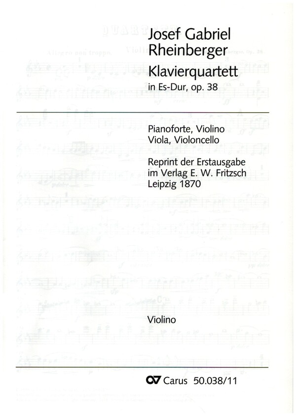 Quartett Es-Dur op.38