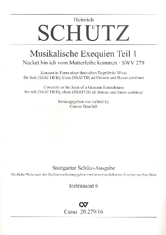 Nacket bin ich vom Mutterleibe kommen SWV279