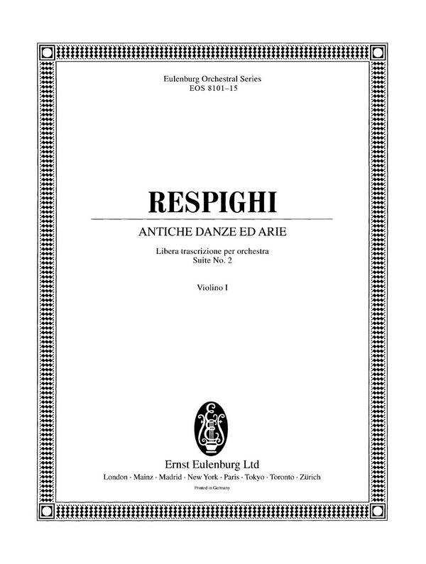 Respighi, Ottorino, Antiche Danze ed Arie Nr. 2