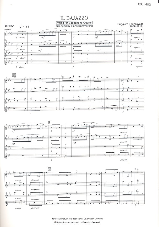 Prolog to Il Bajazzo