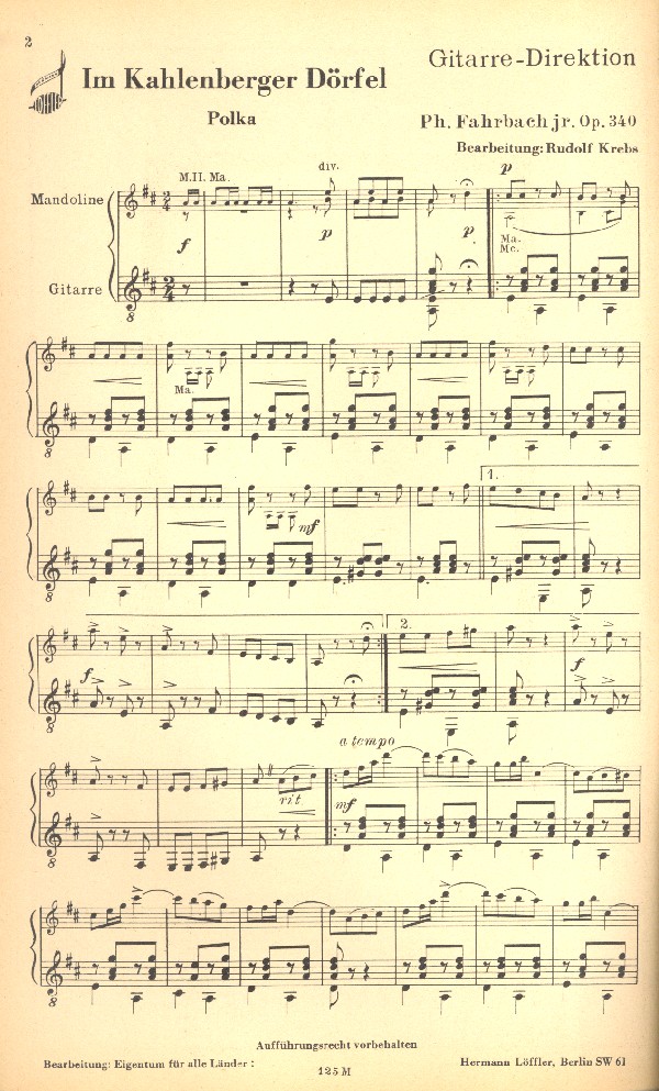 Im Kahlenberger Dörfel op.340