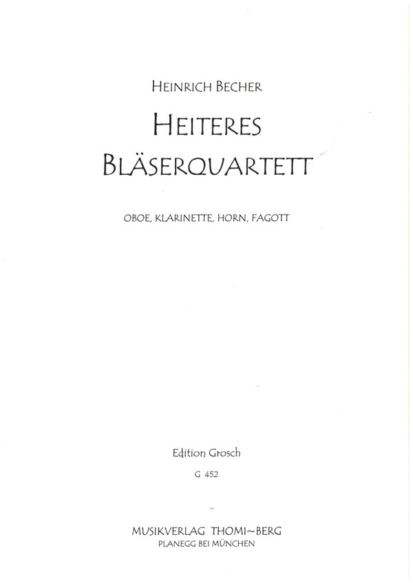 Heiteres Bläserquartett