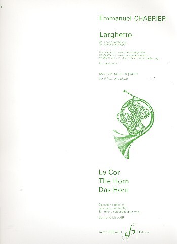 Larghetto pour cor et orchestre