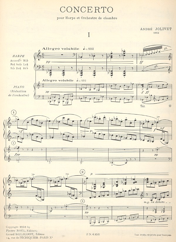 Concerto pour harpe et orchestre de chambre