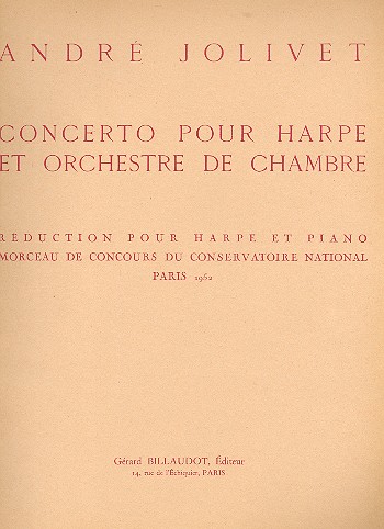 Concerto pour harpe et orchestre de chambre