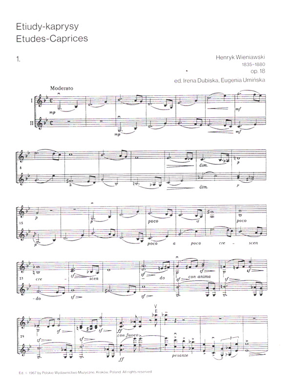 Etudes-Caprices op.18