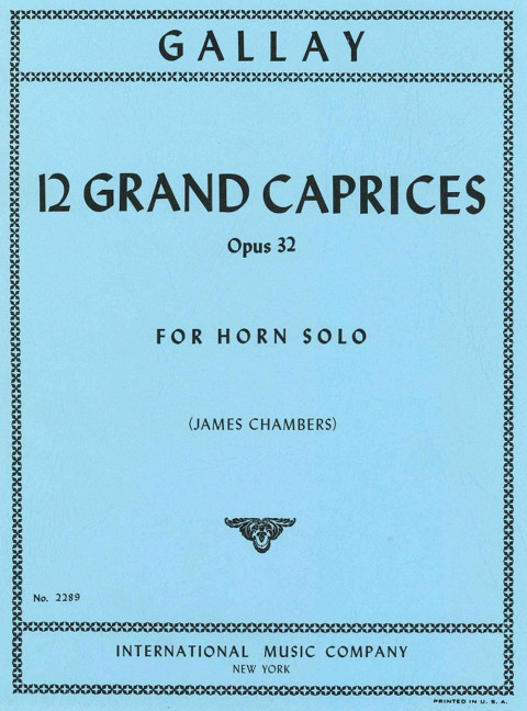 Gallay, 12 grand caprices op.32