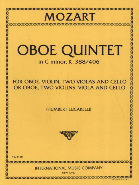 Quintet c minor KV 388 (406)