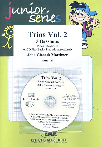 Trios vol.2 (+CD) for 3 bassoons