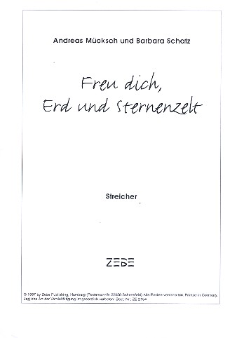 Freu dich Erd und Sternenzelt