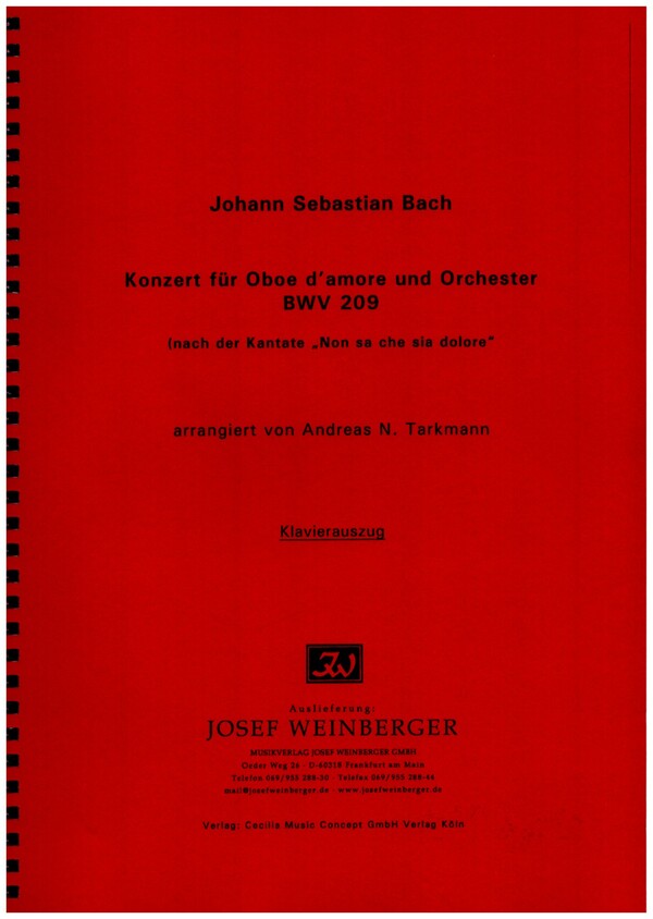 Konzert BWV209