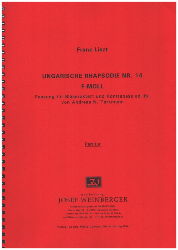 Ungarische Rhapsodie Nr.14 f-Moll