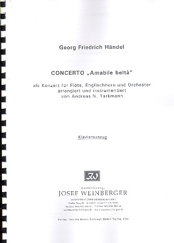 Concerto Amabile Beltà für Flöte, Englischhorn und Orchester