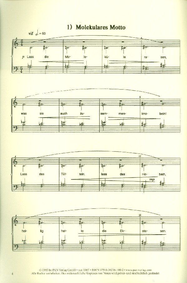 Morgenstern hat Gold im Mund op.109