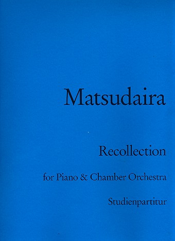 Recollection für Klavier und