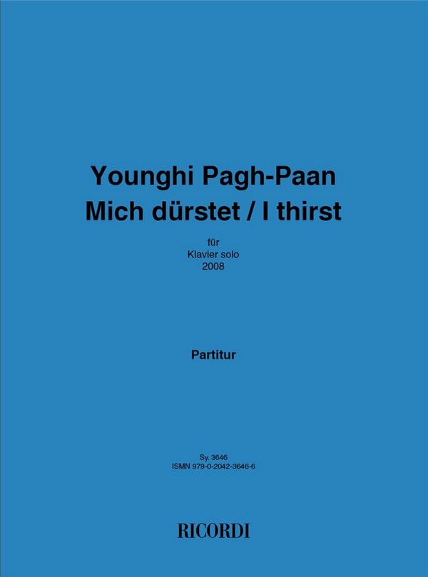 Mich dürstet
